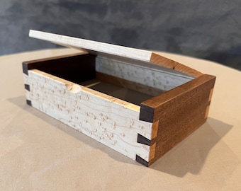 Wooden Pocket Notebook Storage Box