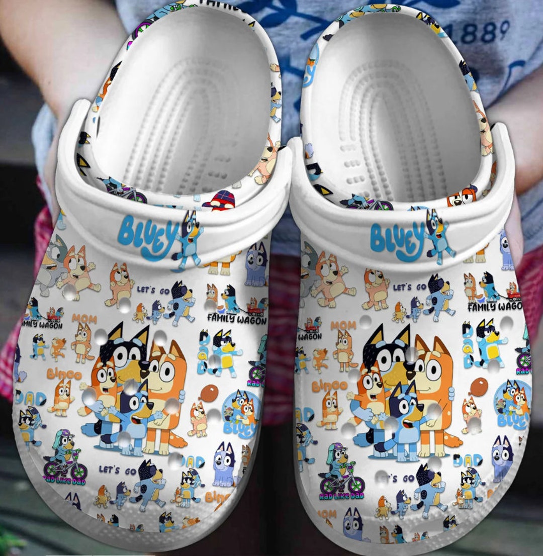 Bluey Family Crocs Personalized Clogs Shoes Comfortable for - Etsy ...