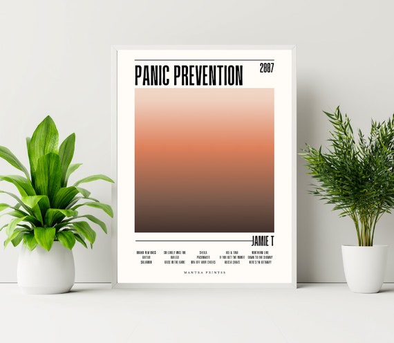 JAMIE.T / PANIC PREVENTION (LP) (UK-ORIGINAL/EX+/EX+)INNER/'07/RARE-LP