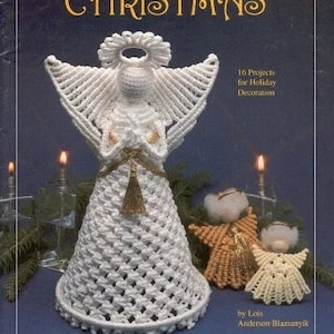 Christmas macrame pattern - Vintage pattern pdf