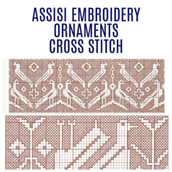 Ornaments Assisi embroidery - Vintage pattern pdf