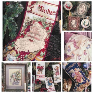 Christmas e-book cross stitch - Vintage pattern pdf