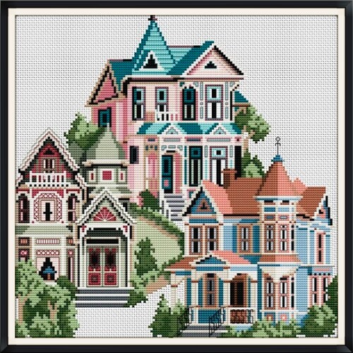 House 018 / Cross Stitch PDF Pattern / Digital Cross Stitch - Etsy Canada