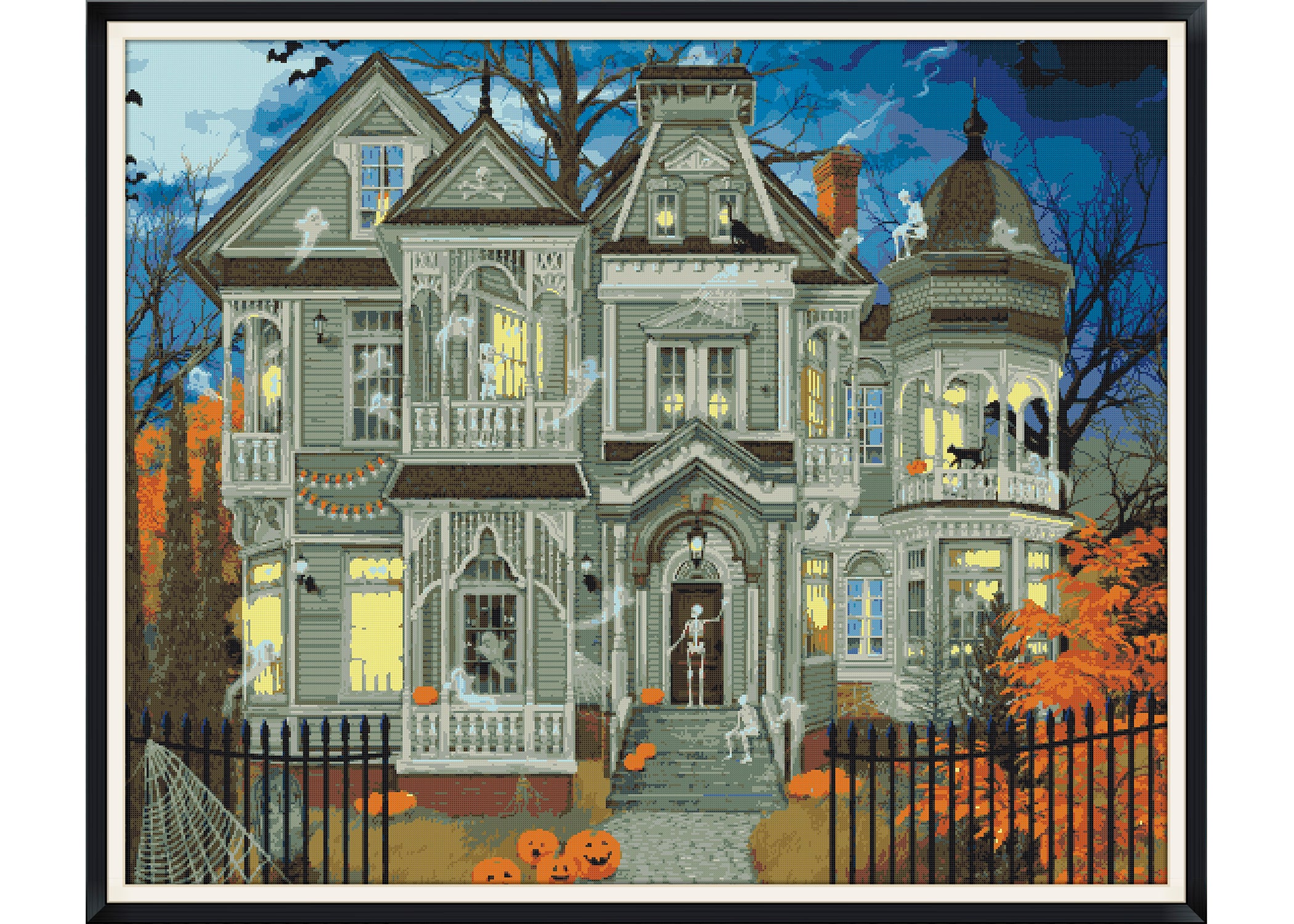 Cross Stitch Counted Pdf / Vintage Pattern / Magic Houses 010 - Etsy