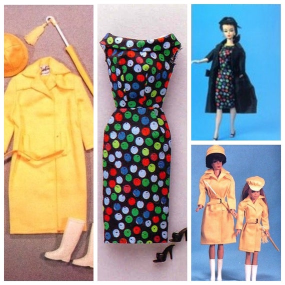 Digital - Vintage Barbie Sewing Pattern - Wardrobe Clothes f