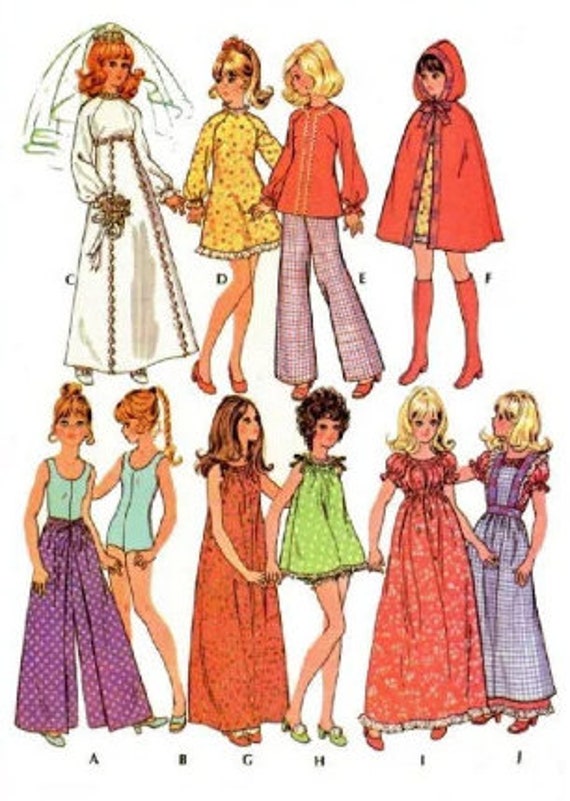 20+ Free Printable Clothes Sewing Patterns For 11.5″ Dolls (The Barbie  Size) - Cotton & Cloud