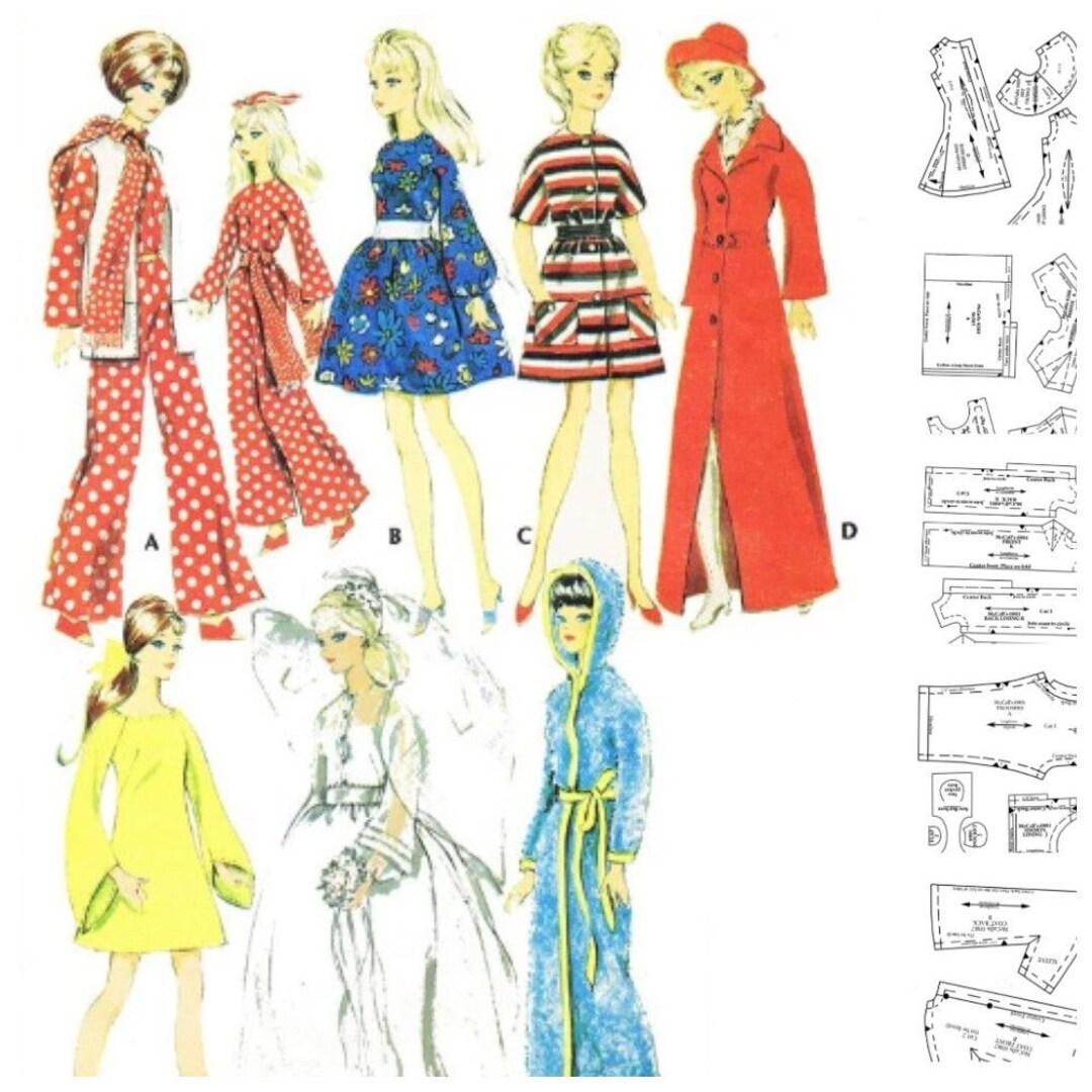 Vintage barbie patterns new arrivals