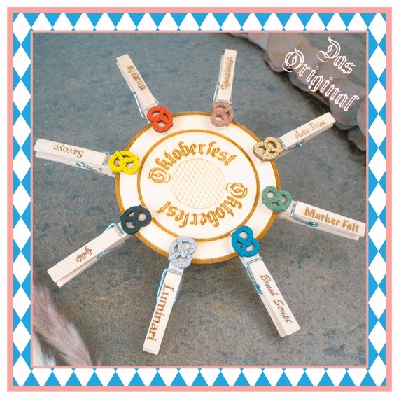 Oktoberfest Clothespin With Personal Engraving 