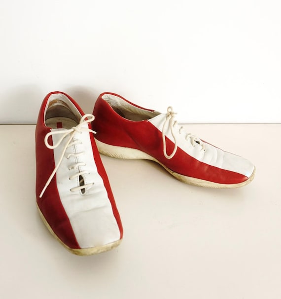 Prada top bowling shoes