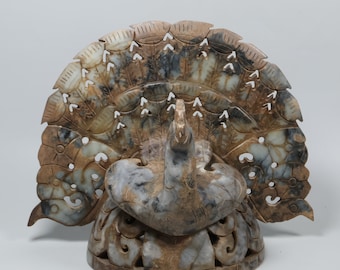 954g アンティーク中国翡翠彫刻獣像、コレクション、中国翡翠像 K776