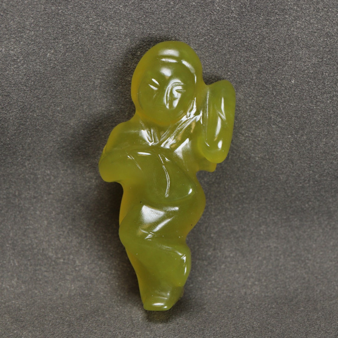 Collection Chinese Xiuyan Jade Carving Figure Statue K362 Etsy