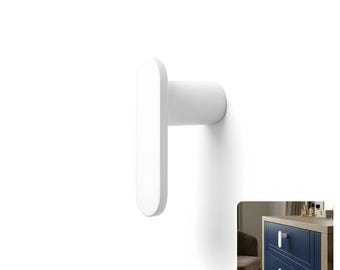 Matte Finished L Shape Cabinet Drawer Knobs - Kitchen Cabinet Knobs Pull Handle - Cabinet Hardware Bathroom Drawer Pull - Door Knobs