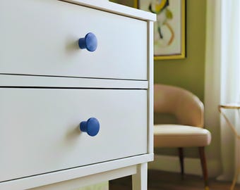 Round Cabinet Hardware Drawer Pulls - Mid Century Modern Circle Dresser Knob - Kitchen Hardware Handles
