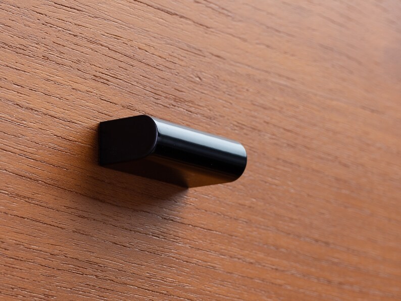 Mid Century Modern Drawer Hardware Knob Pull Rectangle Etsy