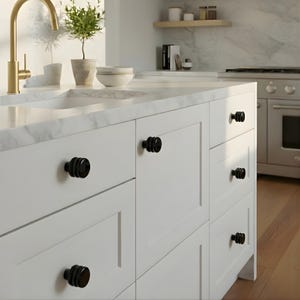 Kitchen Hardware Knobs and Pulls for Cabinet - Honeycomb Cabinet Knob - Cabinet Hardware Bathroom Drawer Pull - Modern Aluminum Drawer Pull