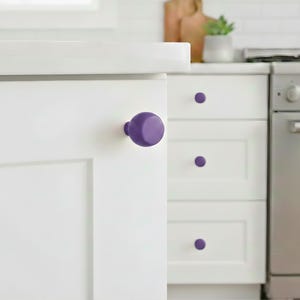 Mid Century Modern Cabinet Pulls - Kitchen Hardware for Cabinet Knobs - Round Handle Pulls for Cabinet Hardware -Drawer Sphere Knobs