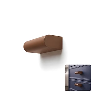 Mid-Century Modern Rectangle Drawer Knob - Aluminum Alloy Cabinet Pull - Kitchen Hardware & Cabinet Handle