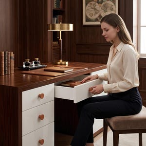 Round Cabinet Hardware Drawer Pulls - Mid-Century Modern Circle Dresser Knob - Kitchen Hardware Handles