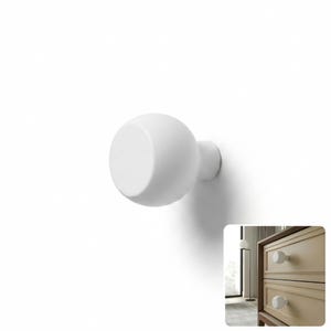 Mid-Century Modern Sphere Knobs and Pulls for Cabinet Hardware - Kitchen Hardware Drawer Knobs - Round Cabinet Pulls