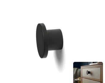 Round Cabinet Hardware Drawer Pulls - Mid-Century Modern Circle Dresser Knob - Kitchen Hardware Handles