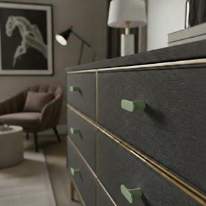 Mid Century Modern Cabinet Knobs for Drawer - Handmade Dresser Drawer Knobs - Kitchen Hardware Cabinet Pull Knob - Dresser Pulls Knob