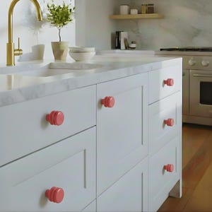 Kitchen Hardware Knobs and Pulls for Cabinet - Honeycomb Cabinet Knob - Cabinet Hardware Bathroom Drawer Pull - Modern Aluminum Drawer Pull