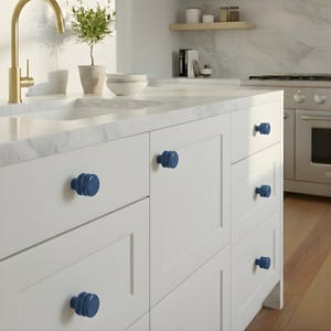 Kitchen Hardware Knobs and Pulls for Cabinet - Honeycomb Cabinet Knob - Cabinet Hardware Bathroom Drawer Pull - Modern Aluminum Drawer Pull