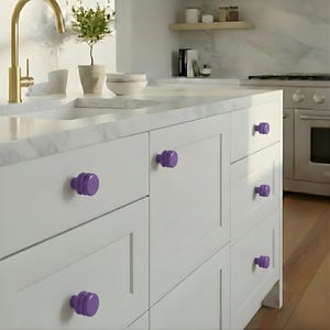 Perillas y tiradores para gabinetes de cocina - Perilla de nido de abeja para gabinete - Tirador de cajón para baño - Tirador moderno de aluminio para cajón Royal