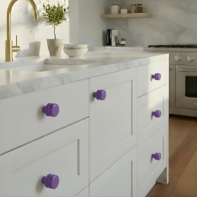 Perillas y tiradores para gabinetes de cocina - Perilla de nido de abeja para gabinete - Tirador de cajón para baño - Tirador moderno de aluminio para cajón Royal