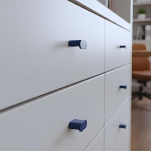 Mid Century Modern Oval Cabinet Drawer Knob - Matte Finished Kitchen Hardware Cabinet Pulls - Kitchen Hardware Cabinet Knobs Drawer Pulls