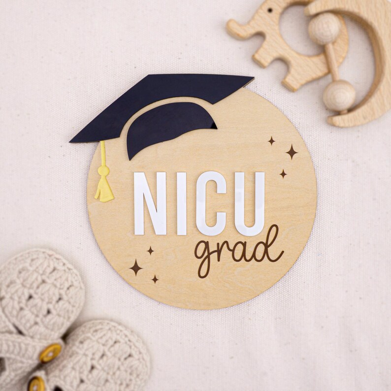 Nicu Grad Sign Nicu Grad Baby, Nicu Graduation, Nicu Sign, Gift for Nicu Baby, Nicu ...