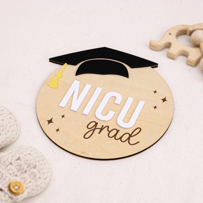 Nicu Grad Sign Nicu Grad Baby, Nicu Graduation, Nicu Sign, Gift for Nicu Baby, Nicu ...