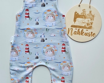 Romper // Maritime seal // Premature baby clothing