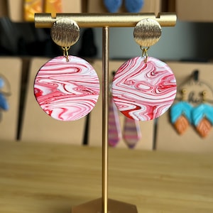 LAVA Polymer Clay Earrings - Unique, Lightweight & Full of Personality