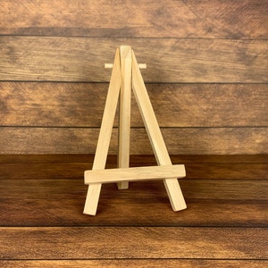 Tier Tray Sign Stand/Mini Wood Easel/Mini Sign Stand/Mini Easel/Tier Tray Decor/Shelf Decor/Mantle Decor