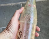 Antique Pepsi Bottle circa 1940s, Duraglas