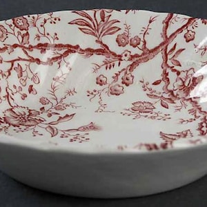 Fruit/Dessert (Sauce) Bowl Old Bradbury Pink by JOHNSON BROTHERS, set of 2