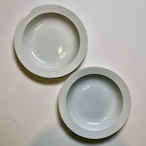 Vintage Bone China Soup Bowls, set of 2