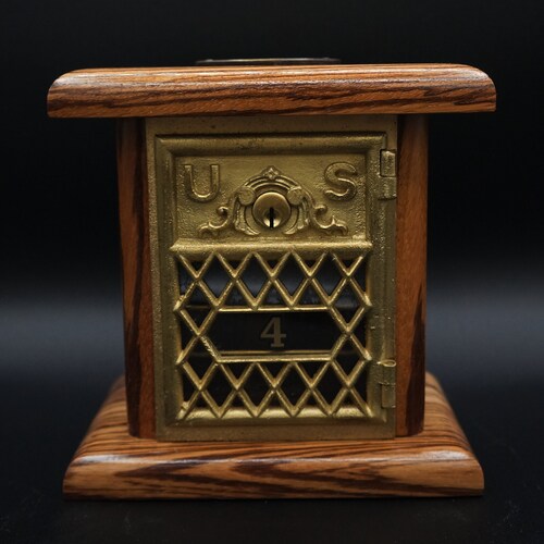 Authentic 1863 Post Office Box Door Bank