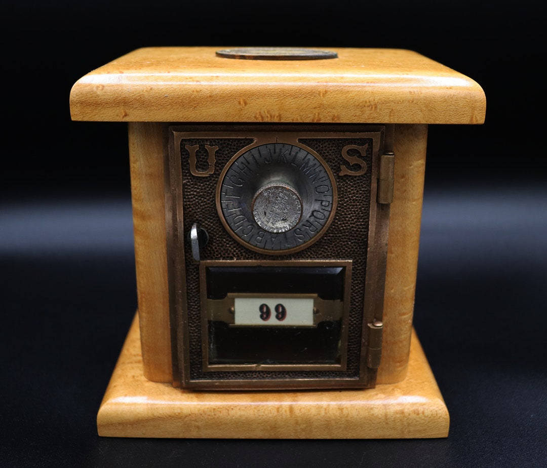 Authentic 1897 Post Office Box Door Bank Etsy