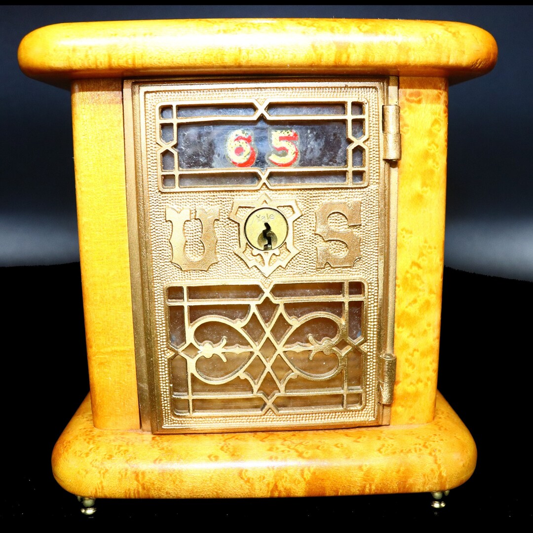 Authentic 1866 Post Office Box Door Bank RARE Etsy