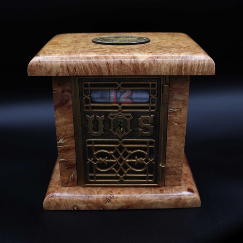 Authentic 1866 Post Office Box Door Bank