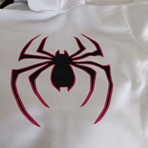 Y2K Gothic Spider Web Hartvormige Print Hoodie Pullover Punk Zip Up Jas Jas Harajuku Losse Oversized Streetwear, Bruin, L