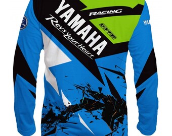 Men's Long Sleeve Blouse YAMAHA Revs Your Heart ~#4049D