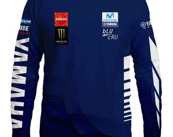 Men's long sleeve blouse YAMAHA Revs Your Heart ~#4035D /Size: S-XXXL