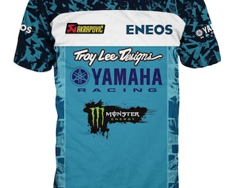 New T-shirt Yamaha Racing Motorstyle Size: S- 5XL 4074 - Etsy