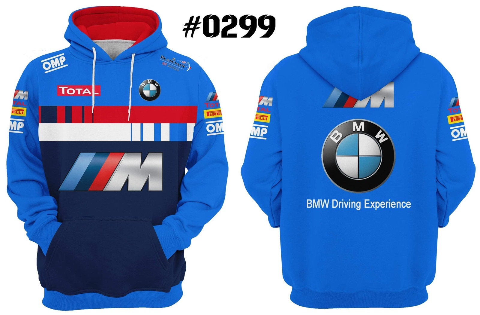 Men's Hoodie Motorsport BMW Sweatshirts ~#0299SW /Size: S-XXXL