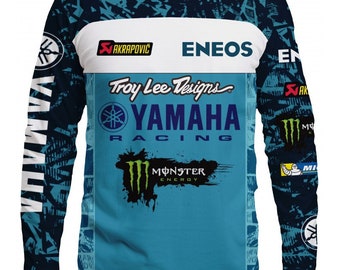 Men's long sleeve blouse YAMAHA Revs Your Heart ~#4074D /Size: S-XXXL