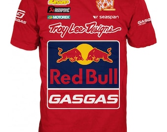 Camiseta de hombre GasGas RedBull ~#4087 /Talla: S-XXXL