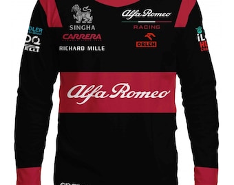Men's long sleeve blouse Alfa Romeo Motorsport  ~#0192D /Size: S-XXXL